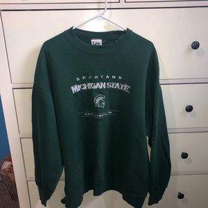 michigan state crewneck